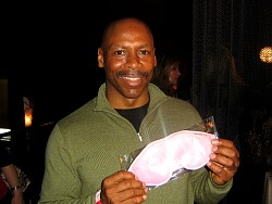 kevin eubanks  with his dream essentials pink sleep mask.jpg